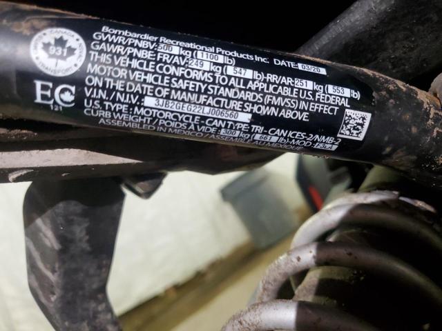 2020 CAN-AM RYKER RALL - 3JB2GEG22LJ006560