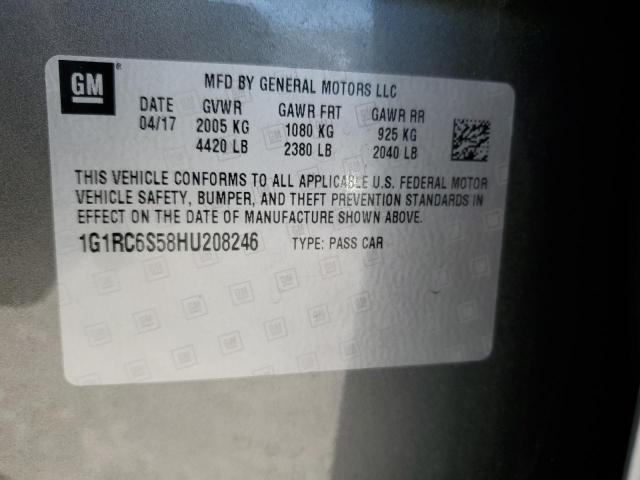 VIN 1G1RC6S58HU208246 2017 Chevrolet Volt, LT no.12