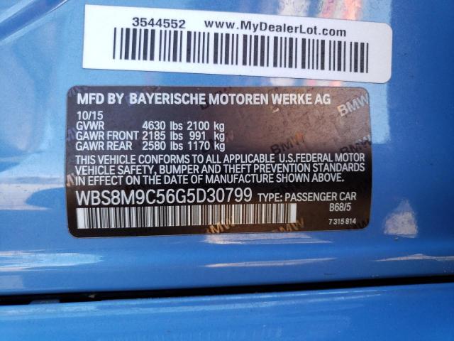WBS8M9C56G5D30799 BMW M3