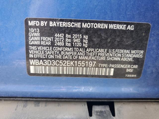 WBA3D3C52EK155197 BMW 328 D
