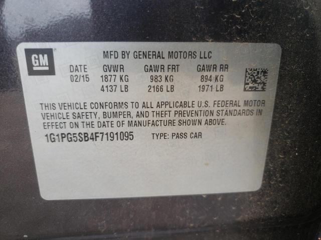 2015 CHEVROLET CRUZE LTZ - 1G1PG5SB4F7191095