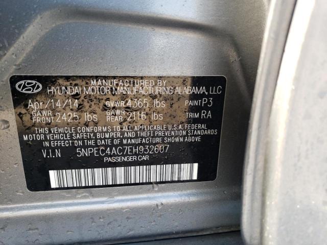 5NPEC4AC7EH932607 Hyundai SONATA SE
