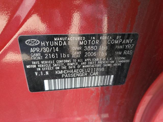 2014 HYUNDAI ELANTRA SE - KMHDH4AE0EU211898