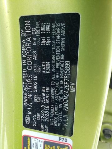 KNDJN2A26F7815899 KIA Soul