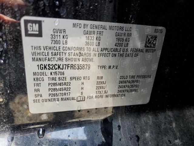 1GKS2CKJ7FR635879 GMC YUKON DENALI