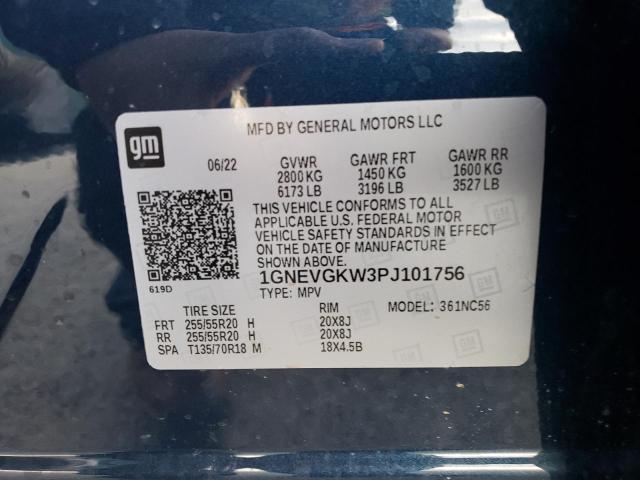 2023 CHEVROLET TRAVERSE L - 1GNEVGKW3PJ101756