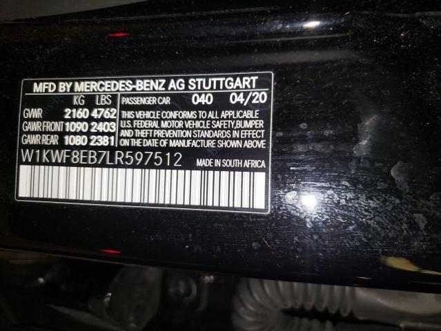 2020 MERCEDES-BENZ C300 W1KWF8EB7LR597512