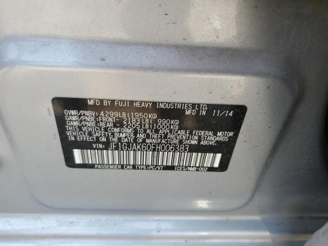 JF1GJAK60FH006383 Subaru Impreza Premium Plus