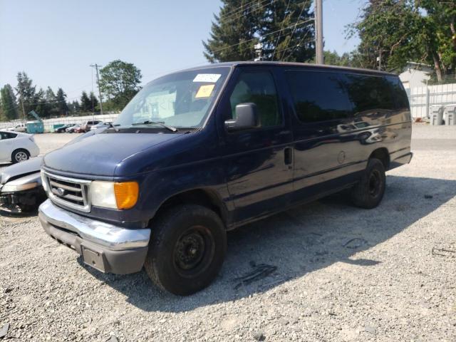 Salvage cars for sale from Copart Graham, WA: 2006 Ford Econoline E350 Super Duty Wagon