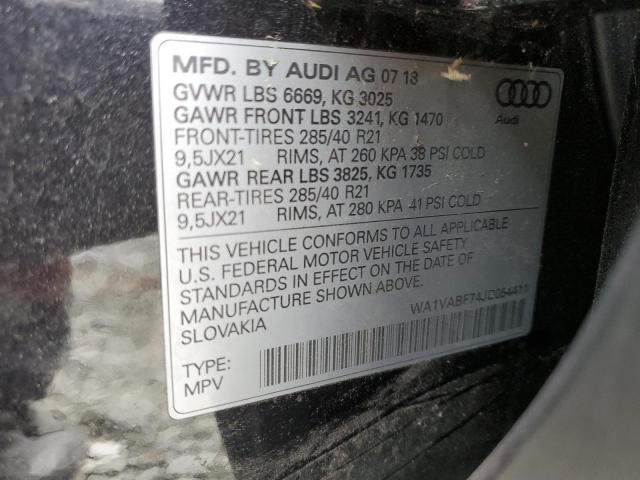 VIN WA1VABF74JD054411 2018 Audi Q7, Prestige no.13