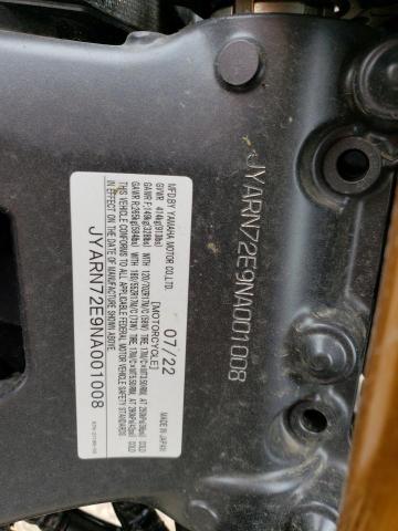 2022 YAMAHA MT09 D JYARN72E9NA001008