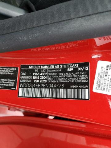 WDDSJ4EB9EN044778 Mercedes-Benz CLA 250