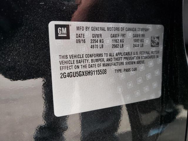 2G4GU5GX6H9115508 Buick REGAL GS