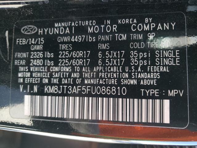 2015 HYUNDAI TUCSON GLS - KM8JT3AF5FU086810