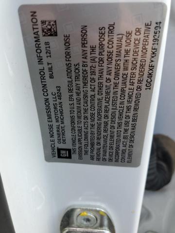 2019 CHEVROLET 2500 1GC4KXEYXKF192594