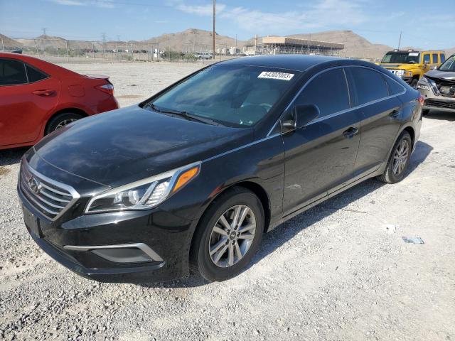 VIN: 5NPE24AFXGH399815 Auction: COPART Lot: 54302003 Location: NV - LAS VEGAS 5NPE24AFXGH399815 HYUNDAI SONATA 2016 BLACK Photo 1