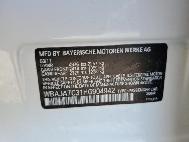 2017 BMW 530 XI - WBAJA7C31HG904942