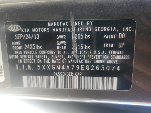 5XXGM4A79EG265074 KIA Optima Lx
