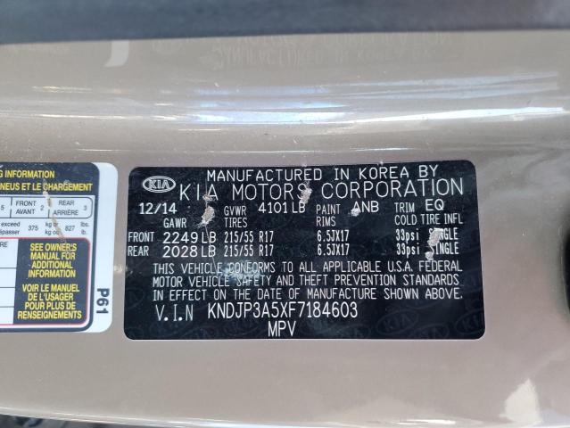 KNDJP3A5XF7184603 KIA SOUL +