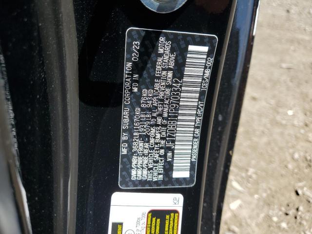 JF1ZDBB11P9703342 Subaru Brz Premium