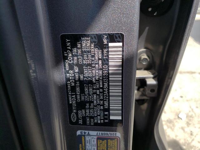 KM8J23A48MU313910 Hyundai TUCSON SE