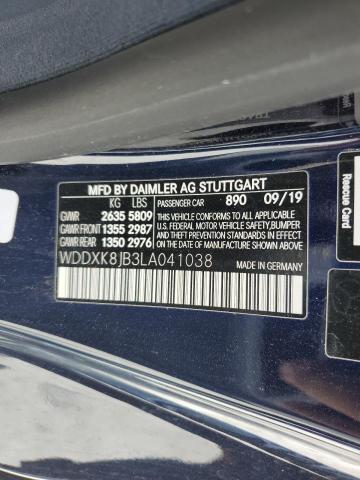 2020 MERCEDES-BENZ S 63 AMG - WDDXK8JB3LA041038