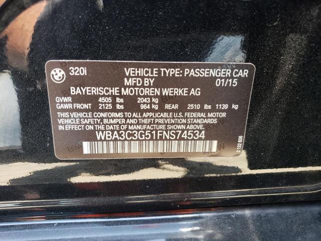 WBA3C3G51FNS74534 BMW 320 I Xdrive