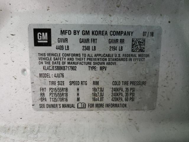 KL4CJESB8KB717902 Buick Encore Preferred