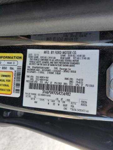 3FA6P0K92GR256982 2016 FORD FUSION, photo no. 12