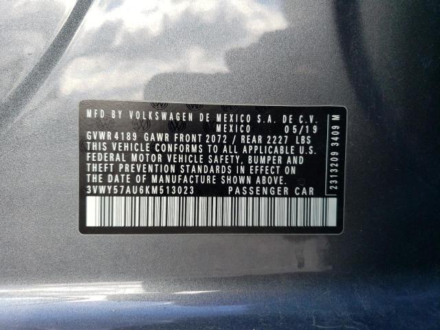 2019 VOLKSWAGEN GOLF SPORT - 3VWY57AU6KM513023