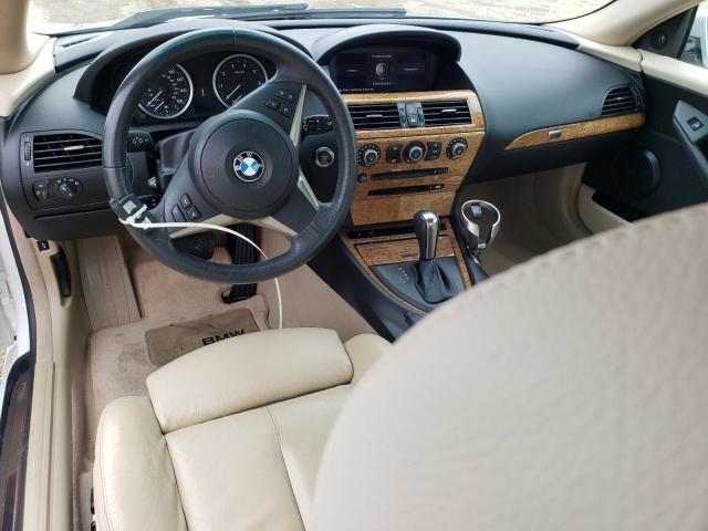 VIN: WBAEH135X7CR52182 Auction: COPART Lot: 51306003 Location: AL - MOBILE SOUTH WBAEH135X7CR52182 BMW 6 SERIES 2007 WHITE Photo 8