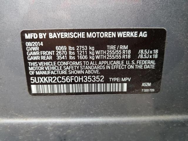 2015 BMW X5 SDRIVE3 - 5UXKR2C56F0H35352