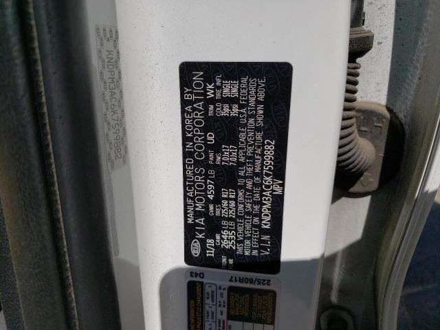 KNDPM3AC6K7599882 KIA Sportage Lx