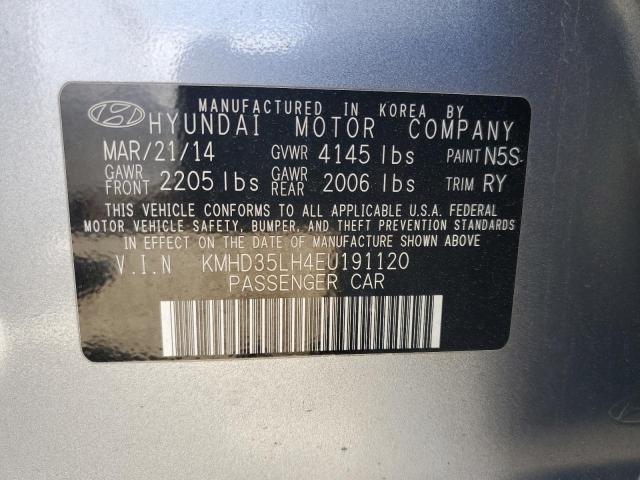 KMHD35LH4EU191120 Hyundai ELANTRA GT