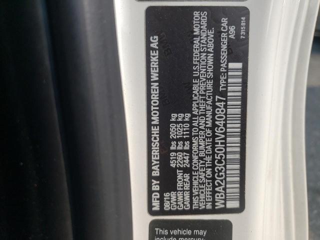 2017 BMW M240XI - WBA2G3C50HV640847