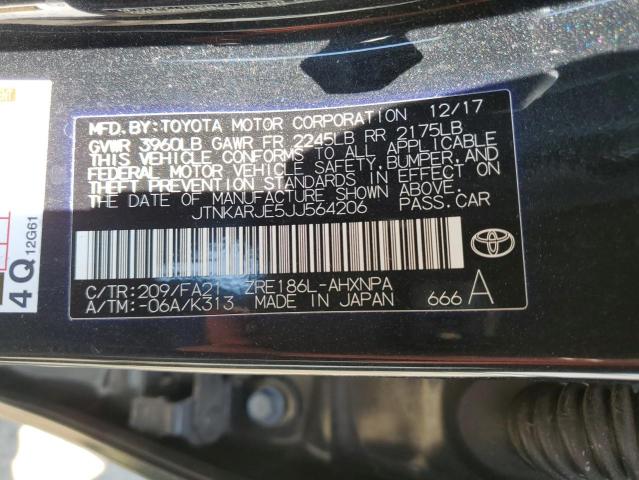 2018 TOYOTA COROLLA IM - JTNKARJE5JJ564206