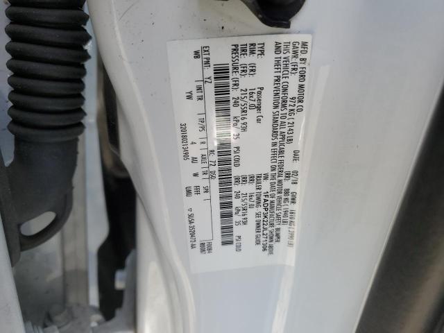 1FADP3K22JL271306 Ford FOCUS SE