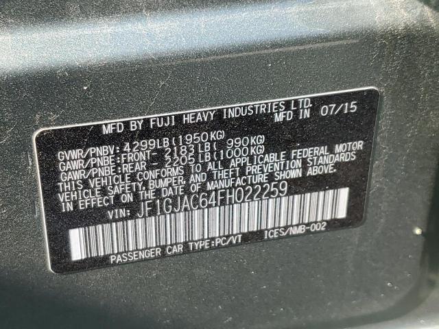 JF1GJAC64FH022259 Subaru Impreza Premium