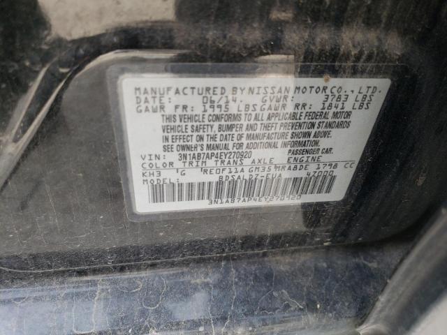 3N1AB7AP4EY270920 Nissan SENTRA S