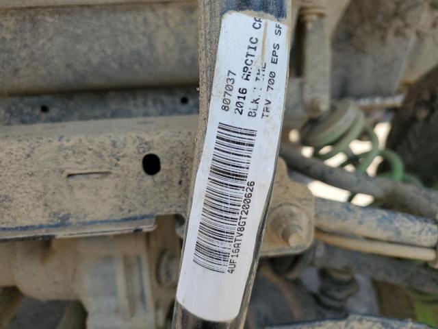 2016 ARCTIC CAT ATV 4UF16ATV8GT200626