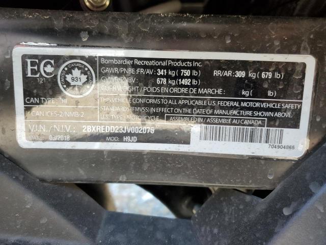 2018 CAN-AM SPYDER ROA - 2BXREDD23JV002075