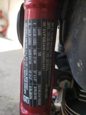2016 VICTORY MOTORCYCLES VEGAS - 5VPGB36N1G3053748