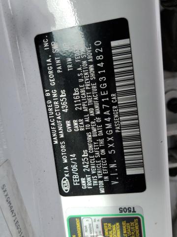 5XXGM4A71EG314820 KIA Optima Lx