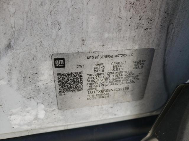 2022 CHEVROLET BOLT EV 2L - 1G1FX6S09N4133158