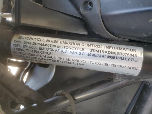 2014 DUCATI MONSTER 69 - ZDM1RADN6EB076845