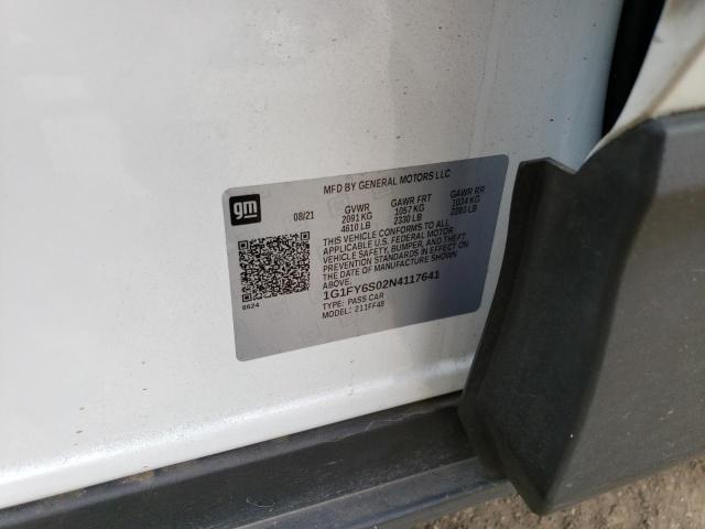 2022 CHEVROLET BOLT EUV L - 1G1FY6S02N4117641