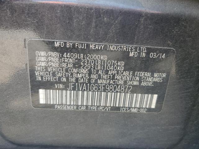 JF1VA1G63F9804872 Subaru Wrx Limited