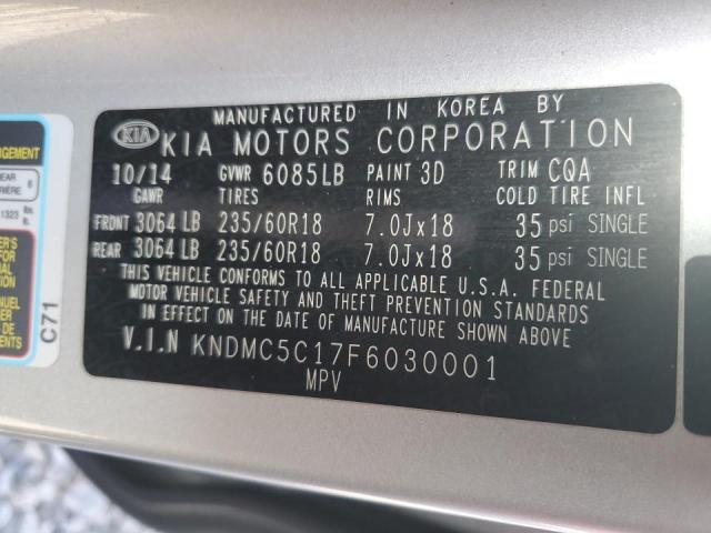 KNDMC5C17F6030001 KIA SEDONA EX