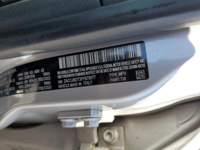 ZACCJBDT3FPB78577 Jeep Renegade Limited