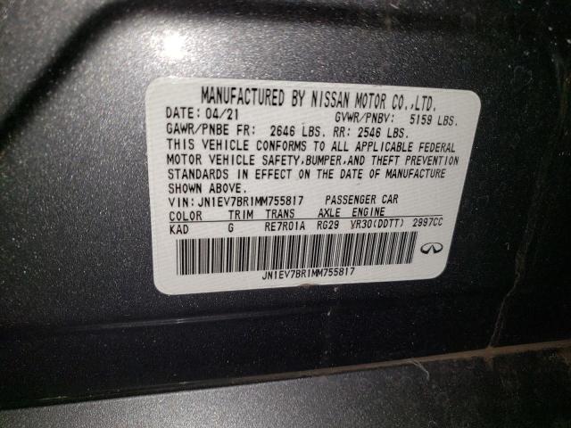 Infiniti Q50 2021 -auction- 11